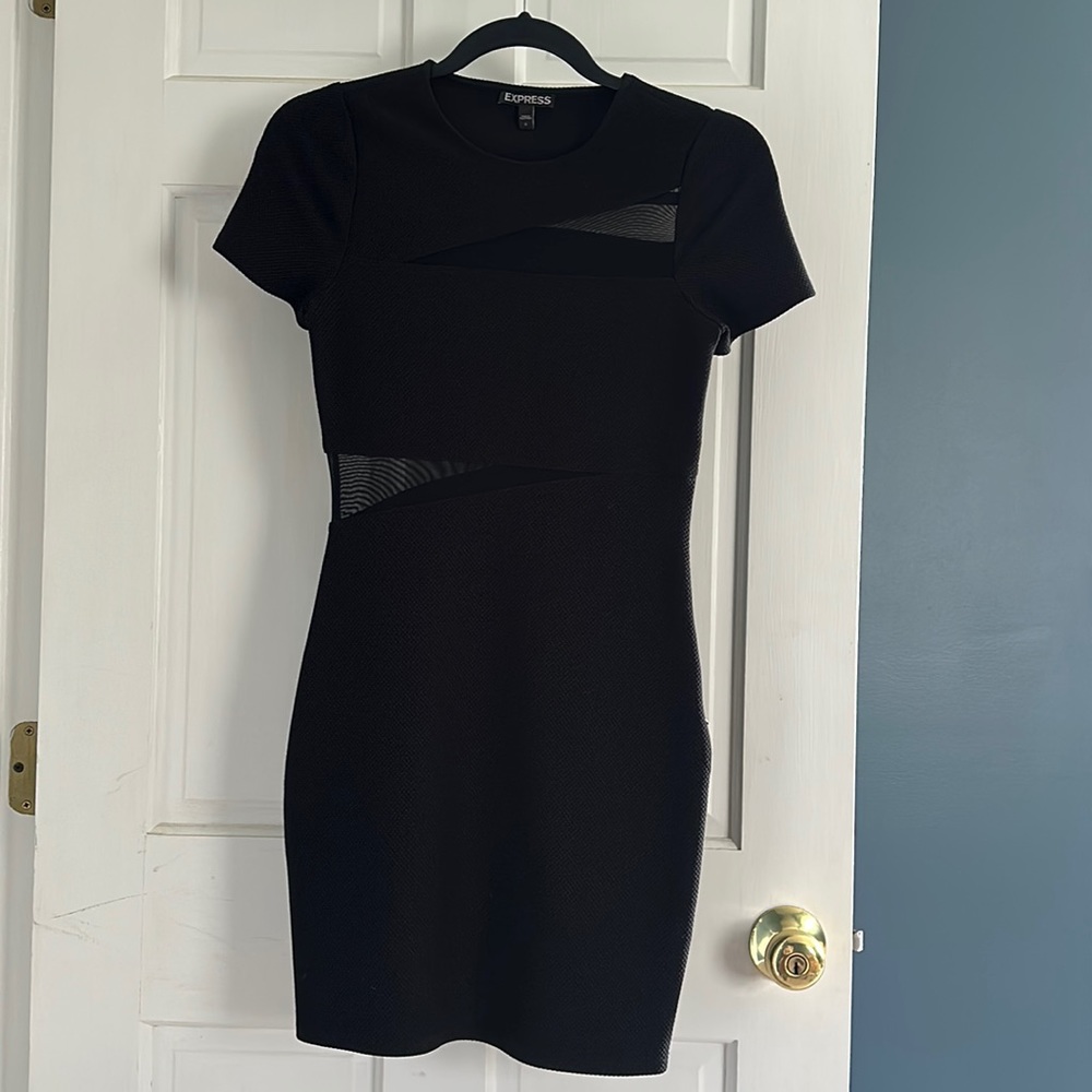 Cut out bodycon dress. Size 0.